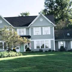 Residential exterior painting project in Chagrin Falls by Pro Finish Painting and Drywall